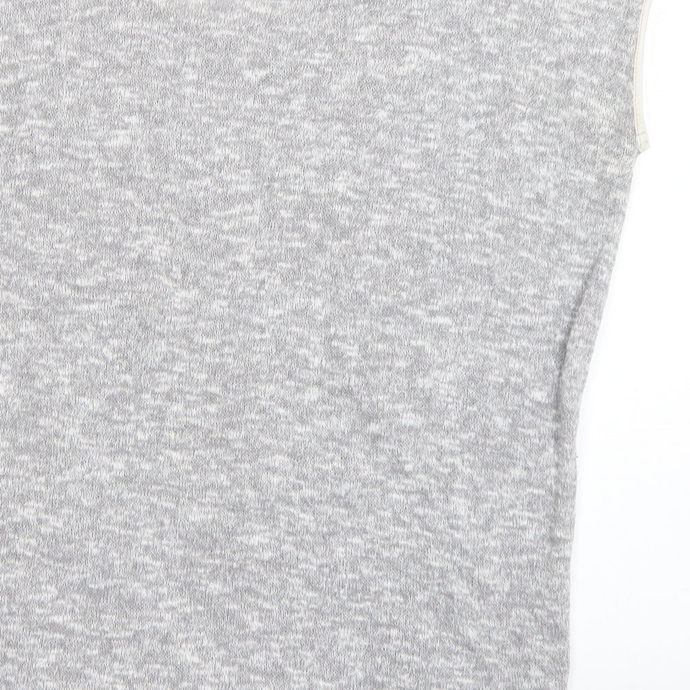 Oasis Womens Grey Basic T-Shirt Size XS