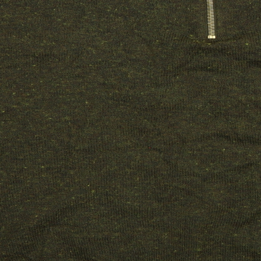 H&M Womens Green Basic Blouse Size M