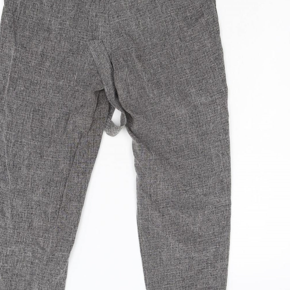 New Loo Womens Grey Chino Trousers Size 10 L25 in