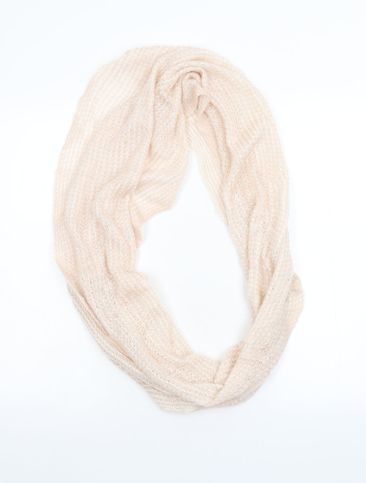 Preworn Womens Pink Knit Shawl/Wrap - Stole