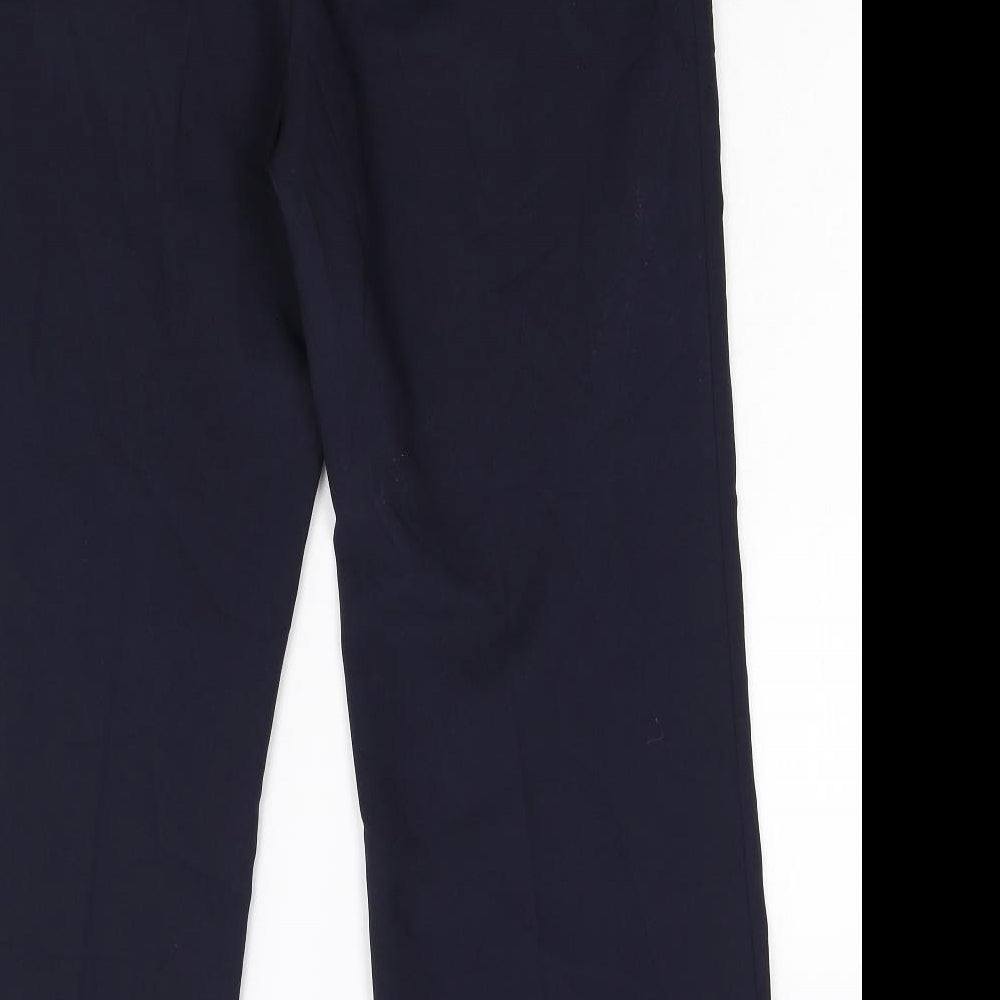 M&Co Womens Blue Trousers Size 14 L32 in
