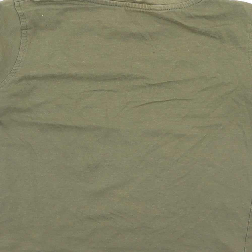 George Boys Green Basic T-Shirt Size 5-6 Years
