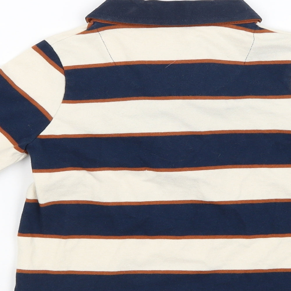 TU Womens Multicoloured Striped Basic T-Shirt Size 4