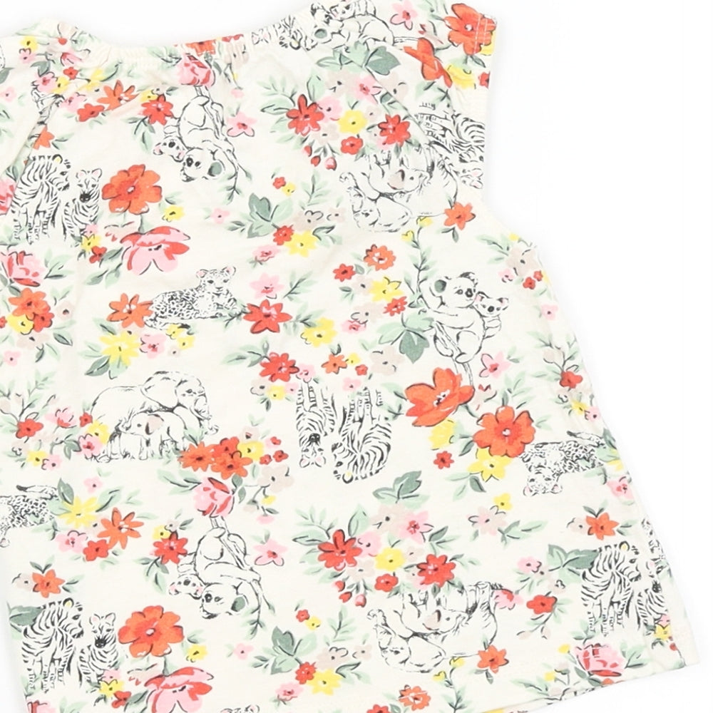 Nutmeg Girls White Tank Dress Size 6-9 Months