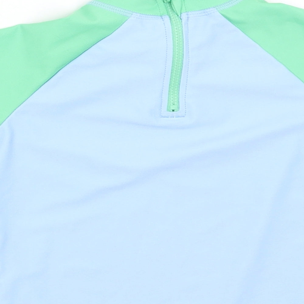TU Boys Blue Basic T-Shirt Size 2-3 Years - surfasaurus