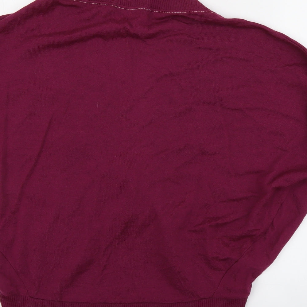 messcalino Womens Purple Cardigan Jumper Size 10