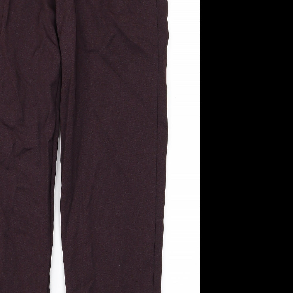 wl Womens Red Trousers Size 26 L25 in