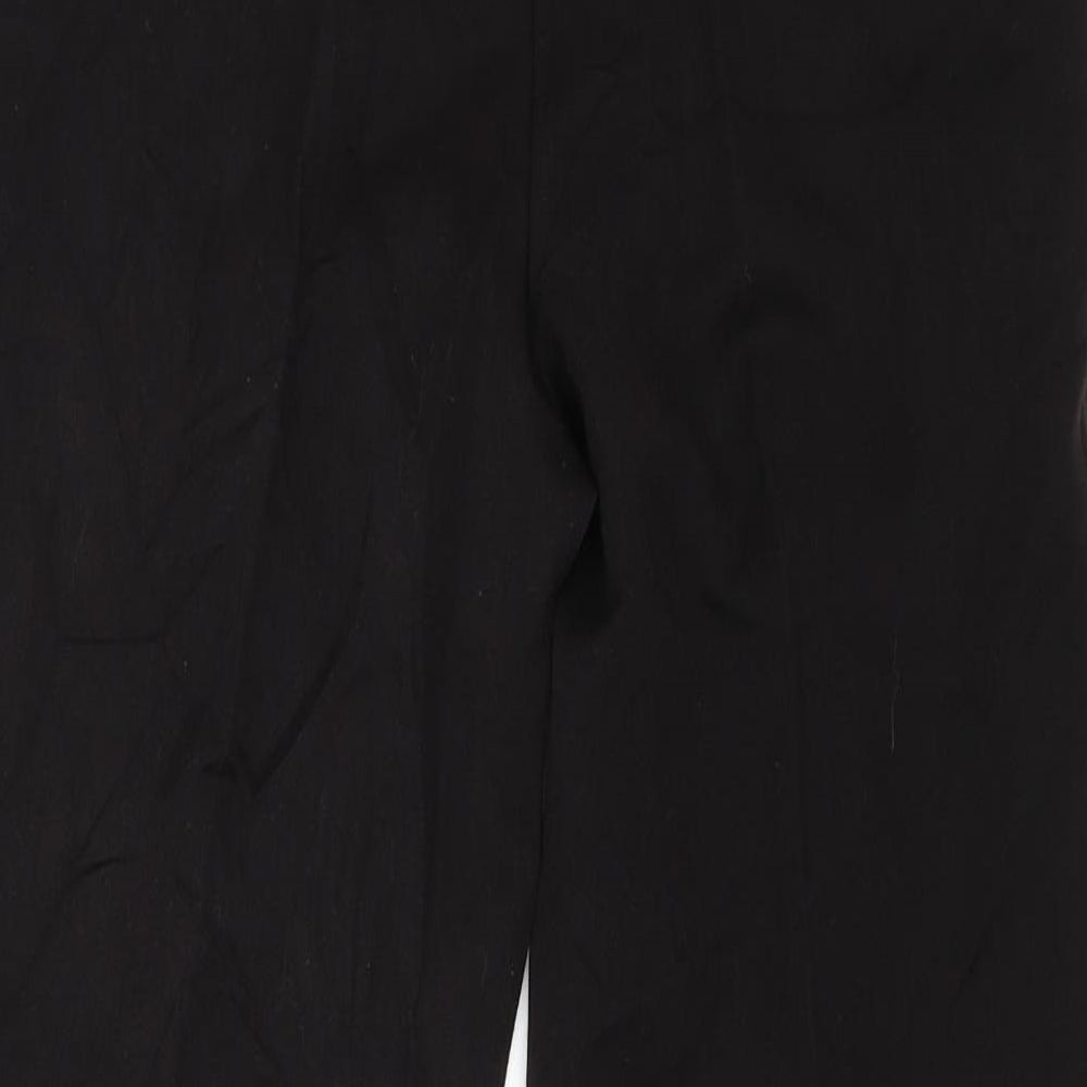 F&F Womens Black Dress Pants Trousers Size 14 L26 in