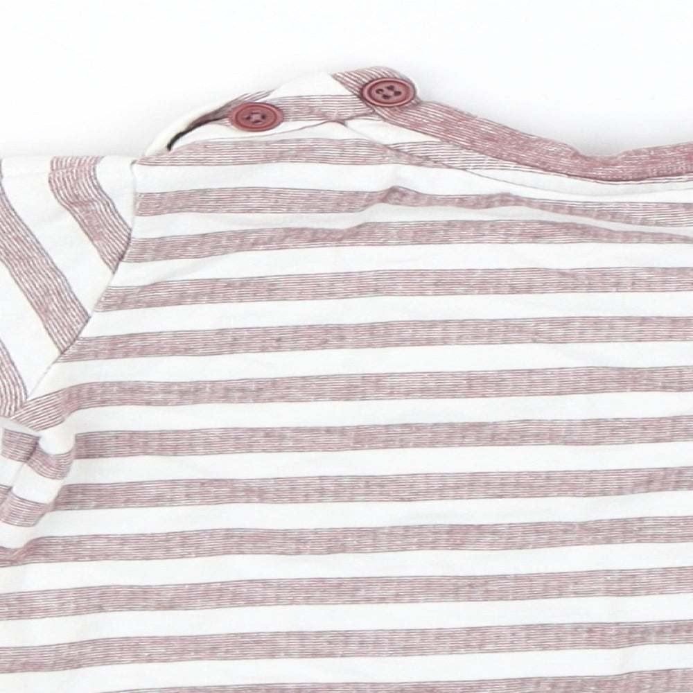 Matalan Baby White Striped Pullover Jumper Size 3-6 Months