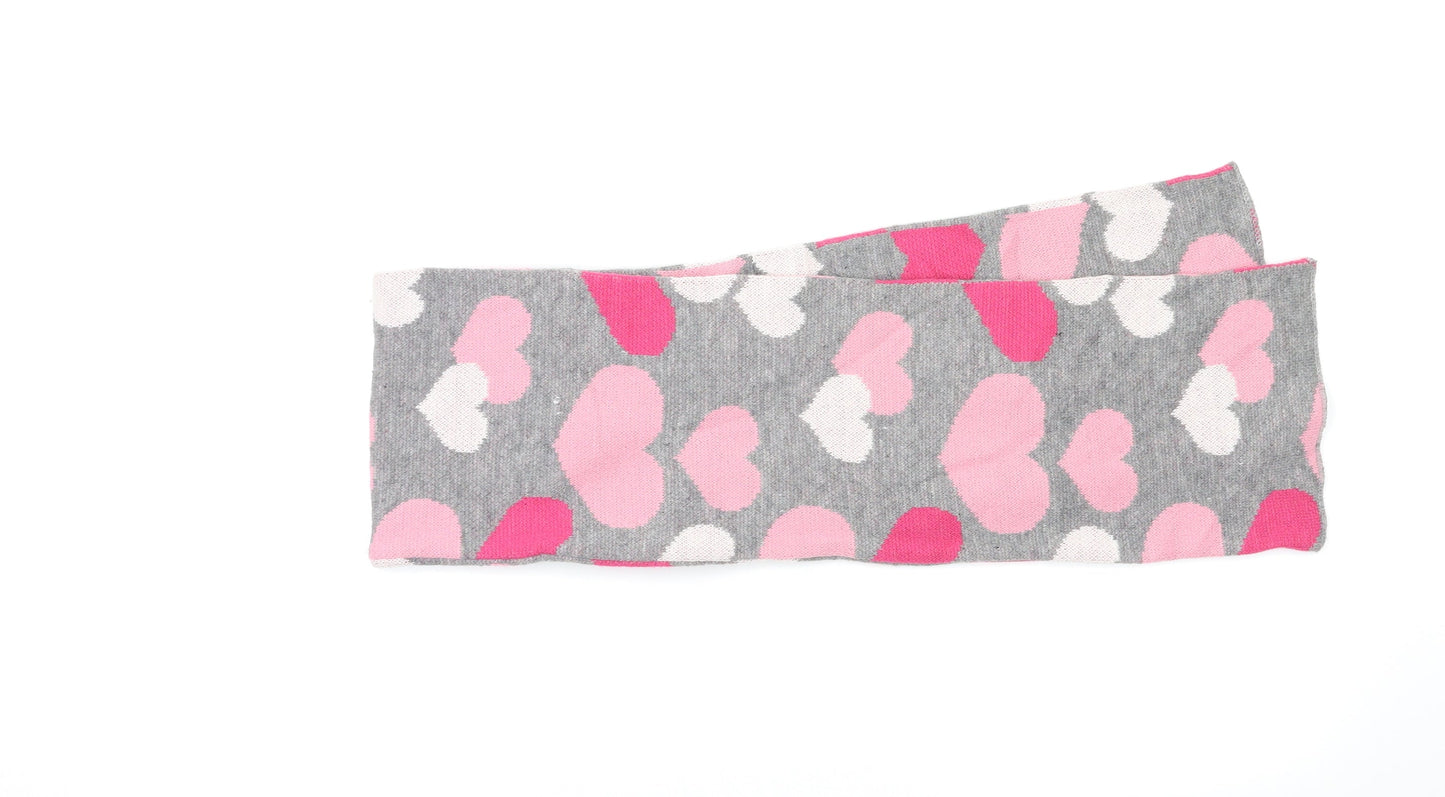 Preworn Girls Pink Geometric Scarf Scarves & Wraps Size Regular
