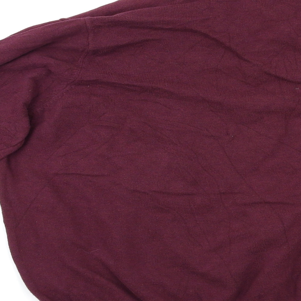 Cotton Traders Mens Purple Pullover Jumper Size L