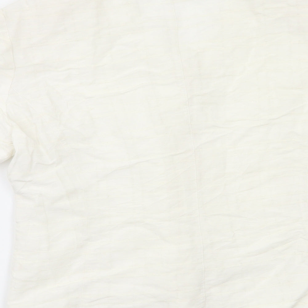 Verse Womens White Basic Blouse Size 38