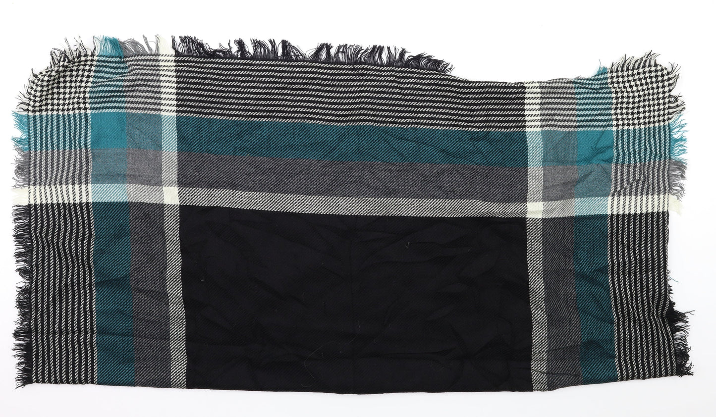 Preworn Womens Multicoloured Plaid Shawl/Wrap