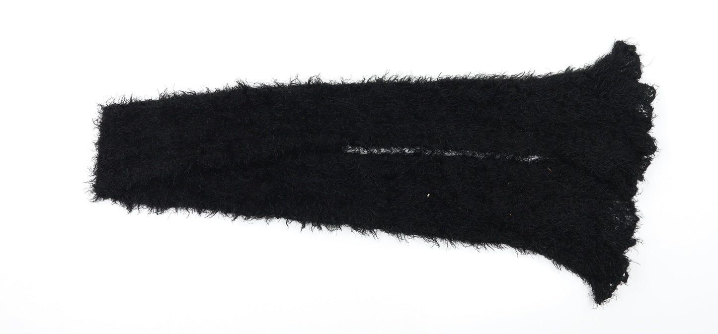 Preworn Womens Black Scarf