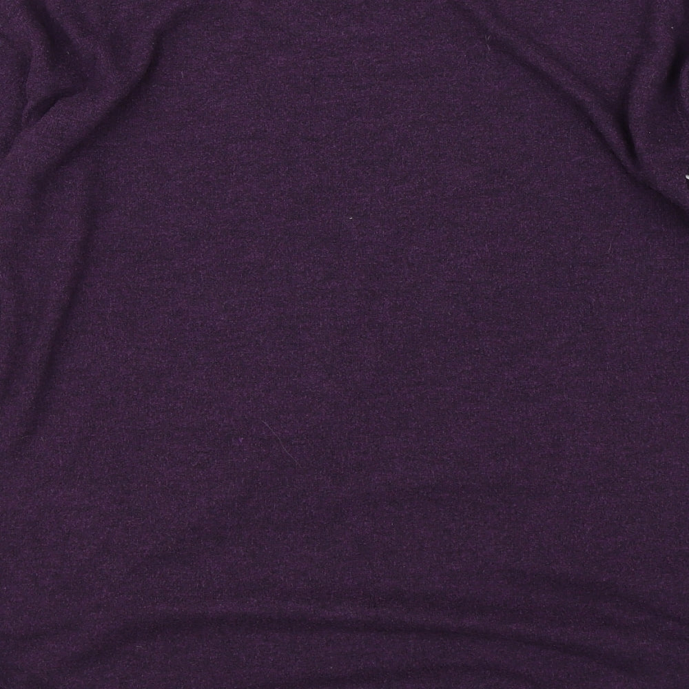 Felina Womens Purple Pullover Jumper Size S