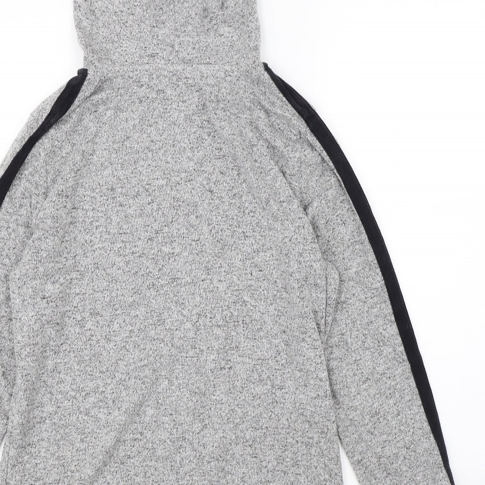 Marks & Spencer Womens Grey Pullover Hoodie Size 8