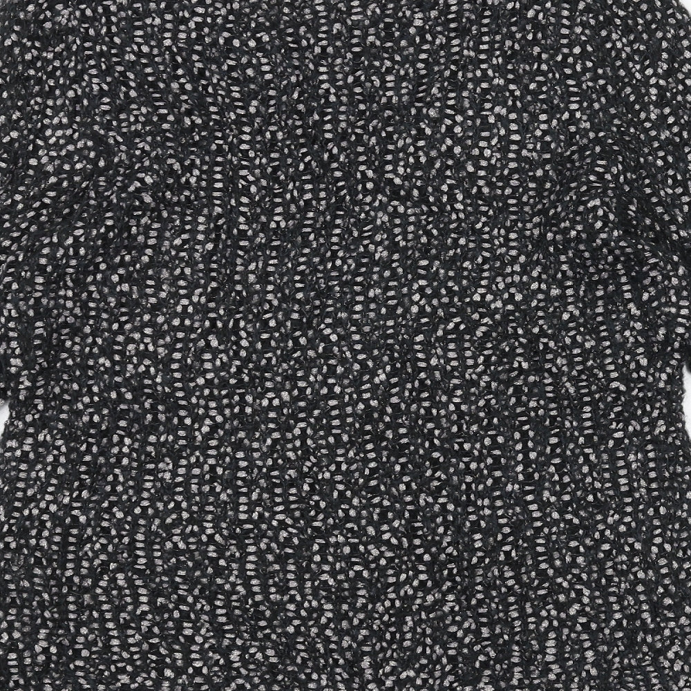 Marks & Spencer Womens Black Knit Pullover Jumper Size 12