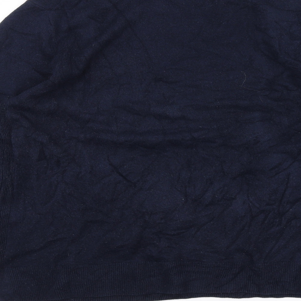 Marks & Spencer Womens Blue Knit Pullover Jumper Size 14