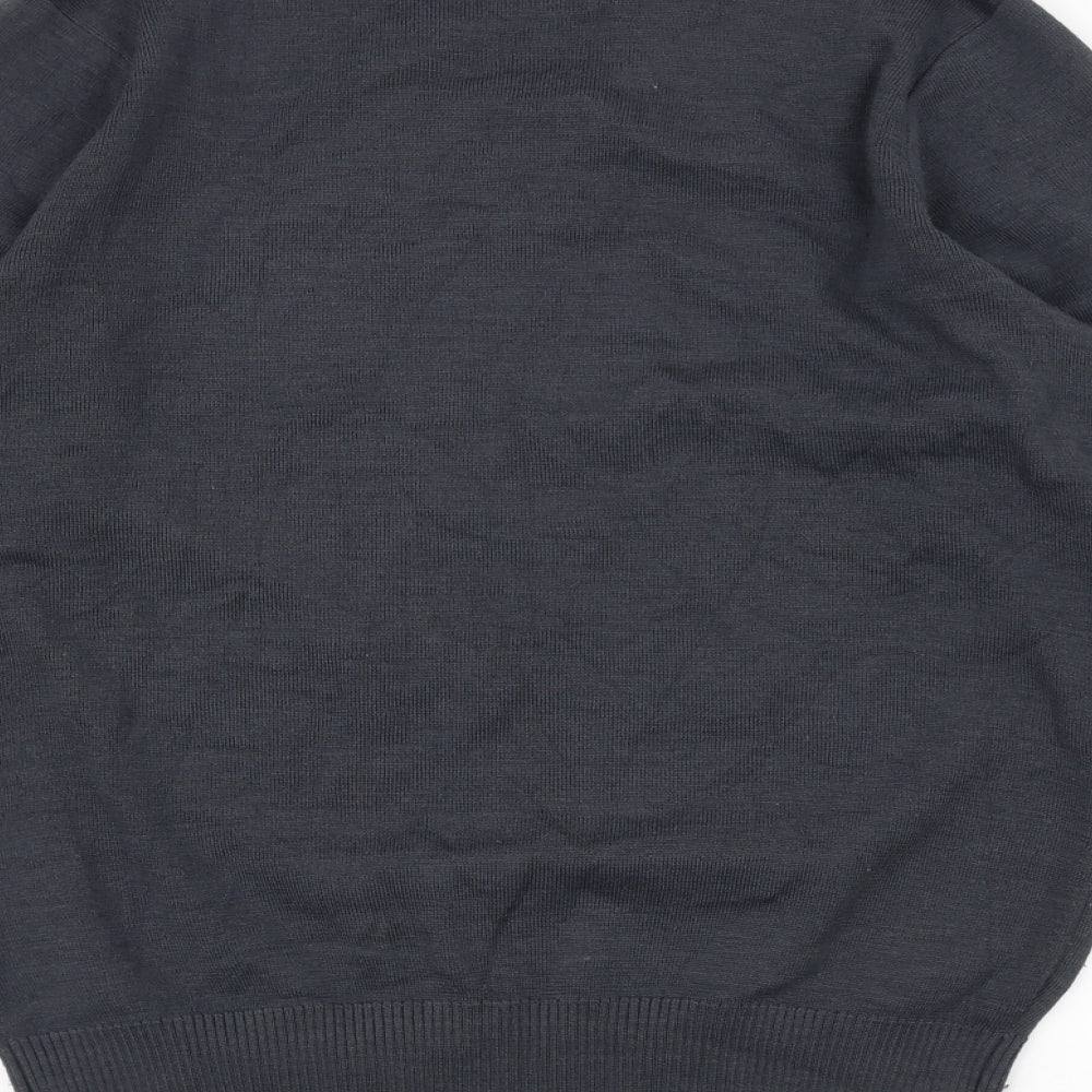 Dennes Mens Grey Pullover Jumper Size S