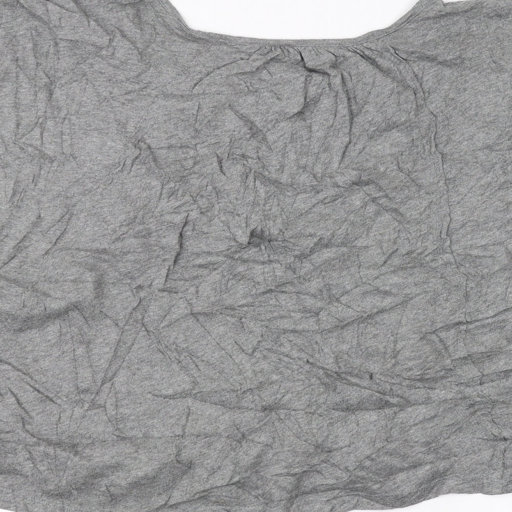 Preworn Womens Grey Basic T-Shirt Size S