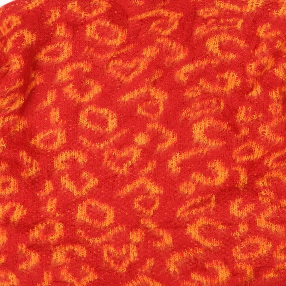 PRETTYLITTLETHING Womens Red Pullover Jumper Size M