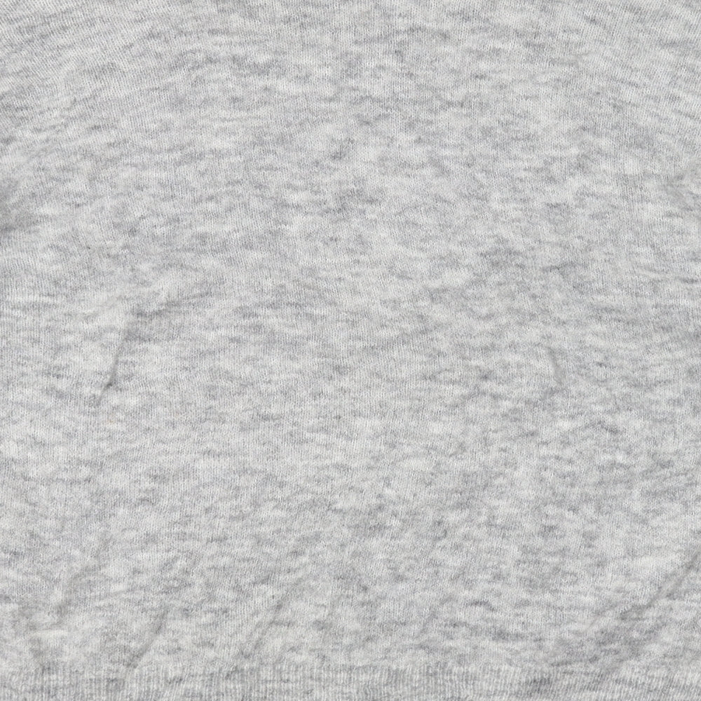 H&M Womens Grey Knit Pullover Jumper Size M