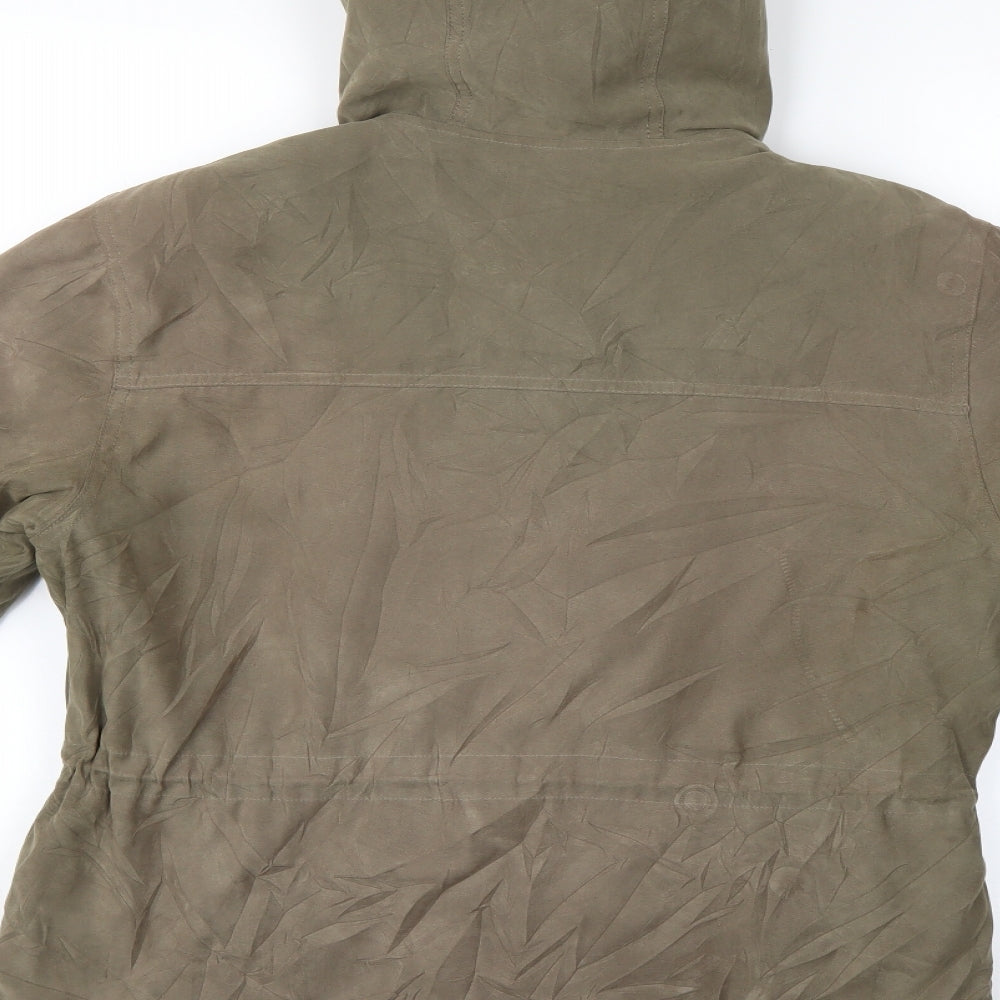 NEXT Womens Green Anorak Coat Size 8