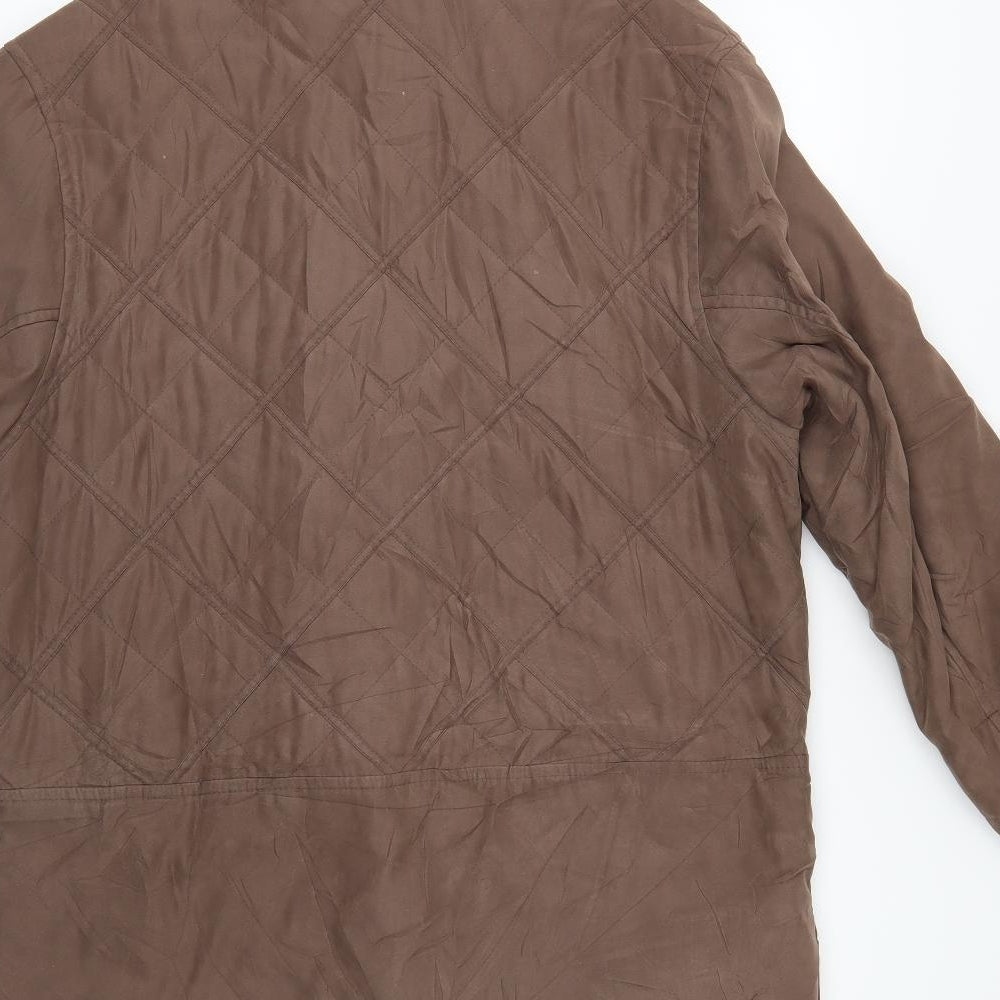 kiretta Womens Brown Jacket Coat Size 8