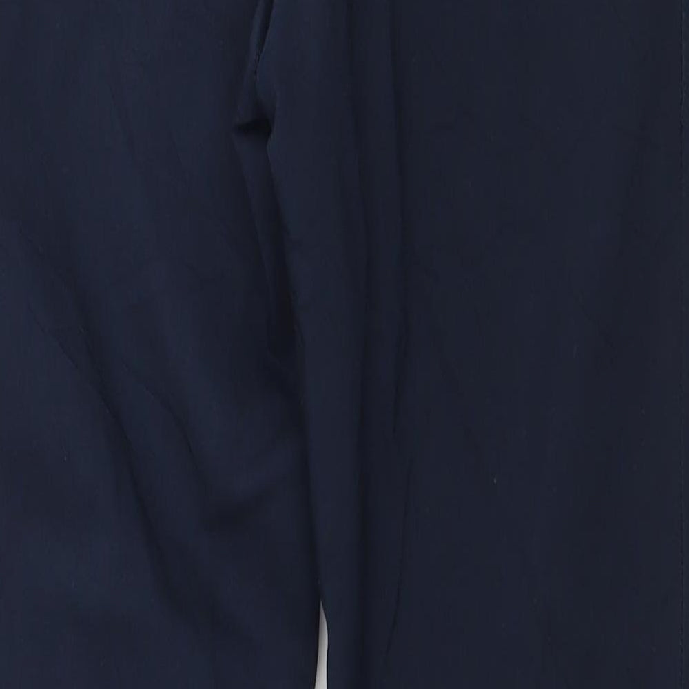 H&M Womens Blue Trousers Size 4 L24 in