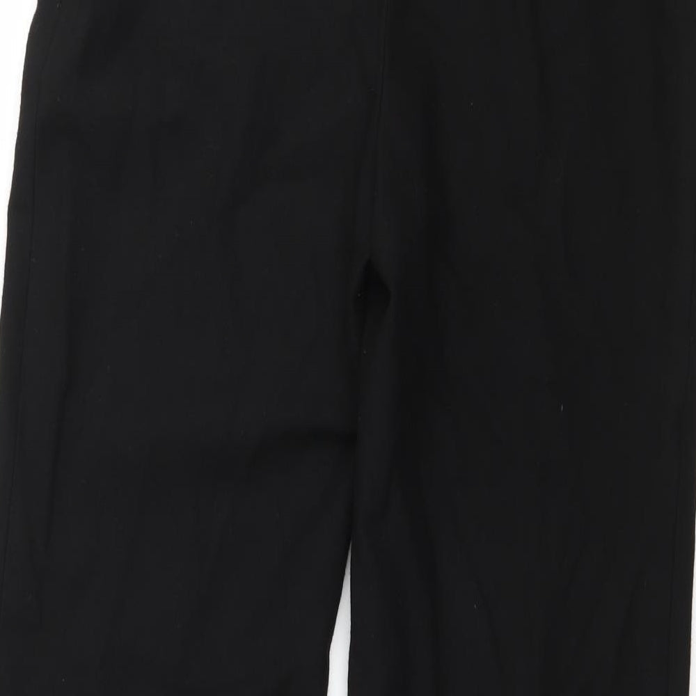 Monsoon Womens Black Trousers Size 8 L29 in