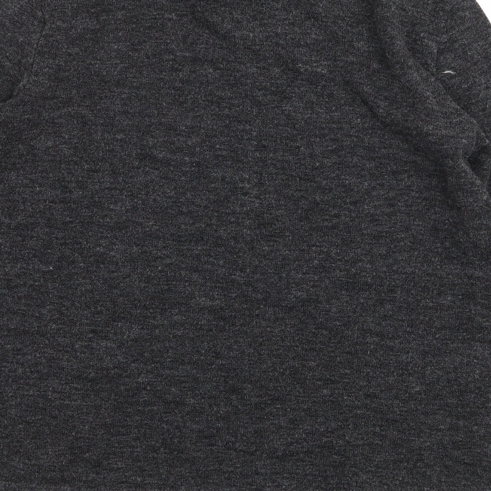Mango Womens Grey Knit Pullover Jumper Size S