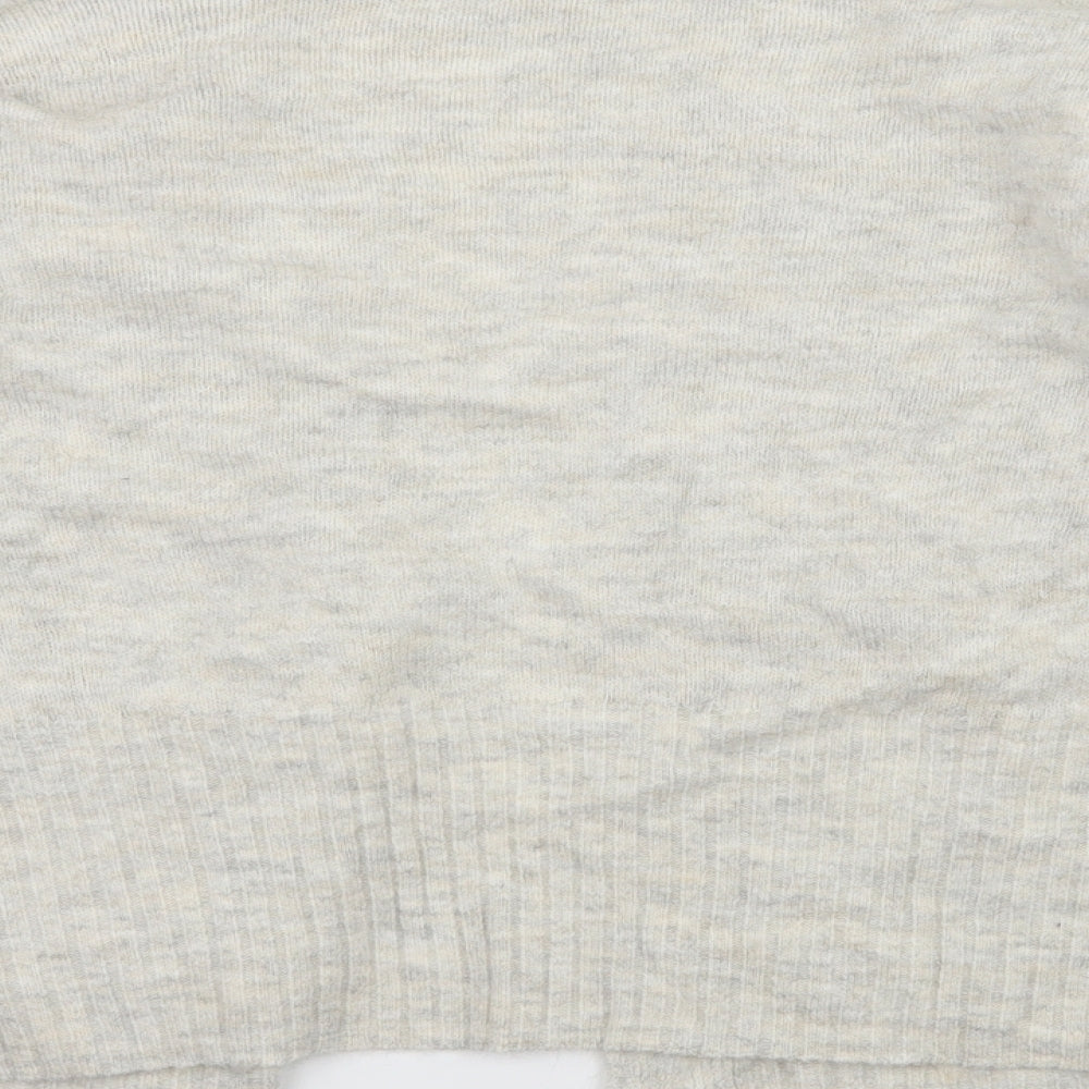 George Womens Ivory Knit Cardigan Jumper Size S