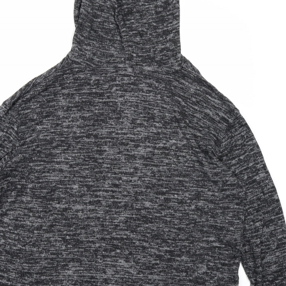 Papaya Womens Black Pullover Hoodie Size M
