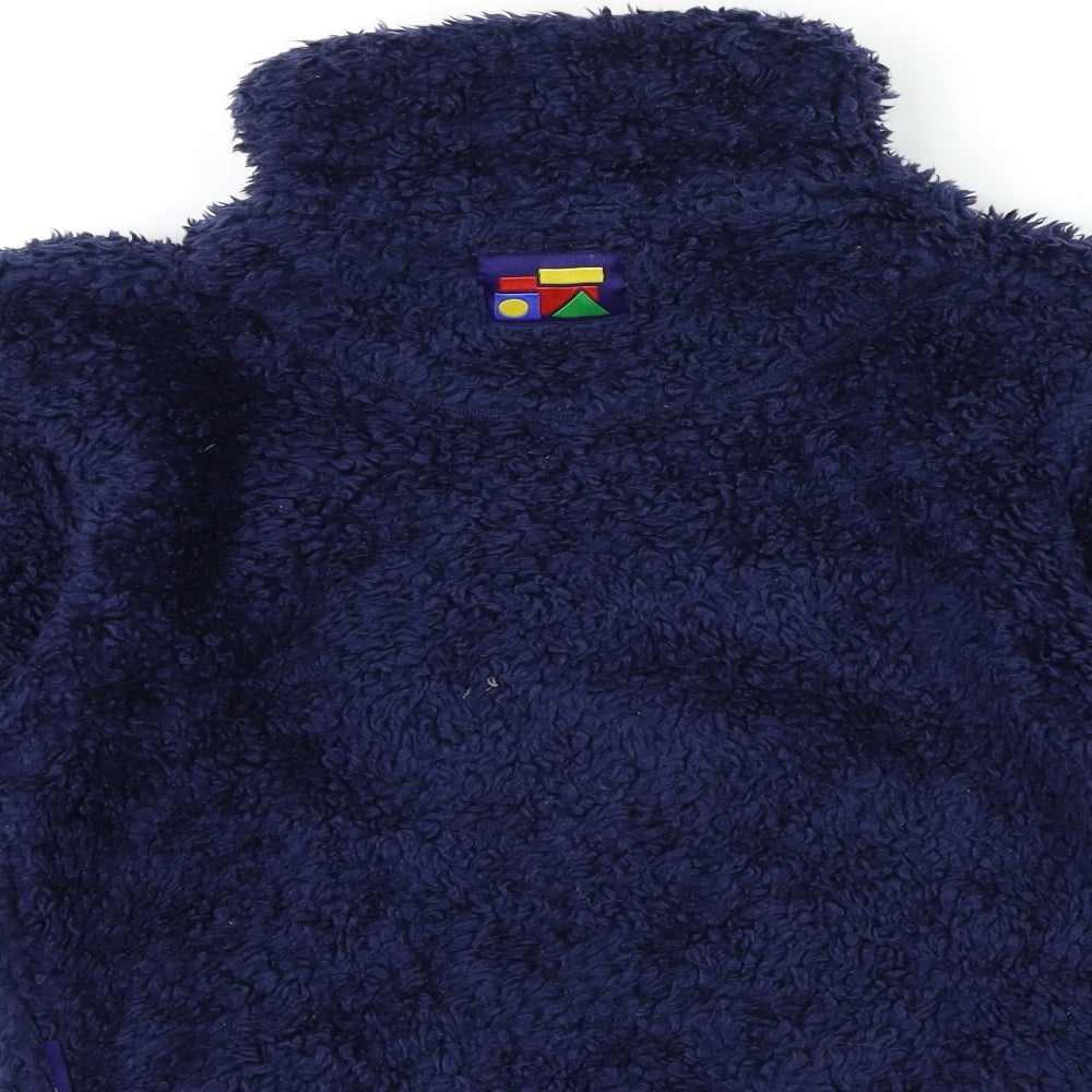krazy kidz Boys Blue Fleece Jacket Size M