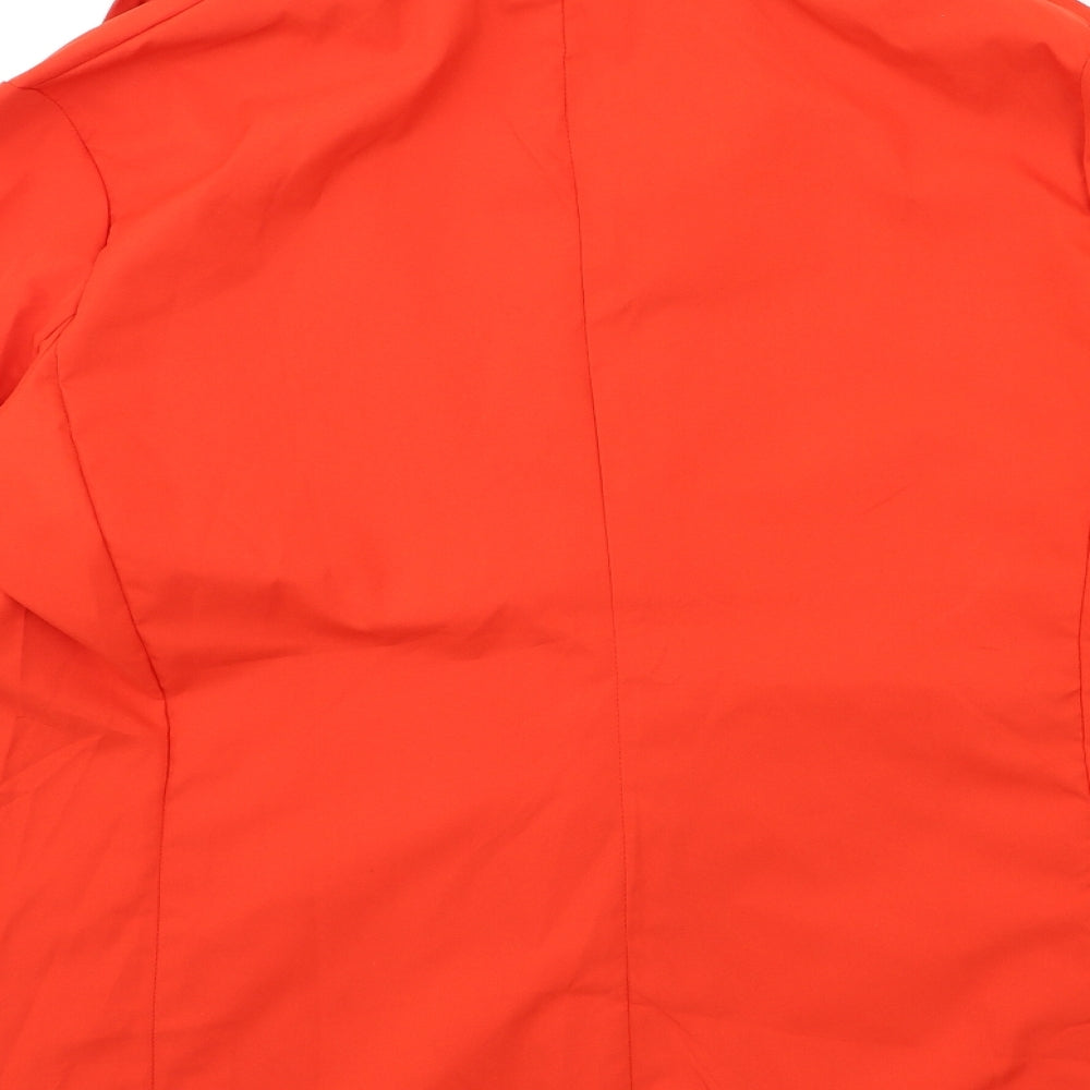 Preworn Womens Red Jacket Blazer Size 2XL