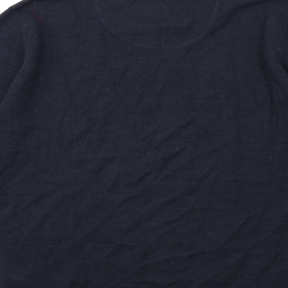Dcode Mens Blue Knit Pullover Jumper Size S
