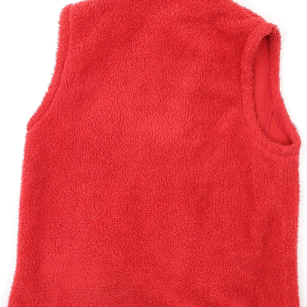 Amoretti Womens Red Fleece Jacket Size L