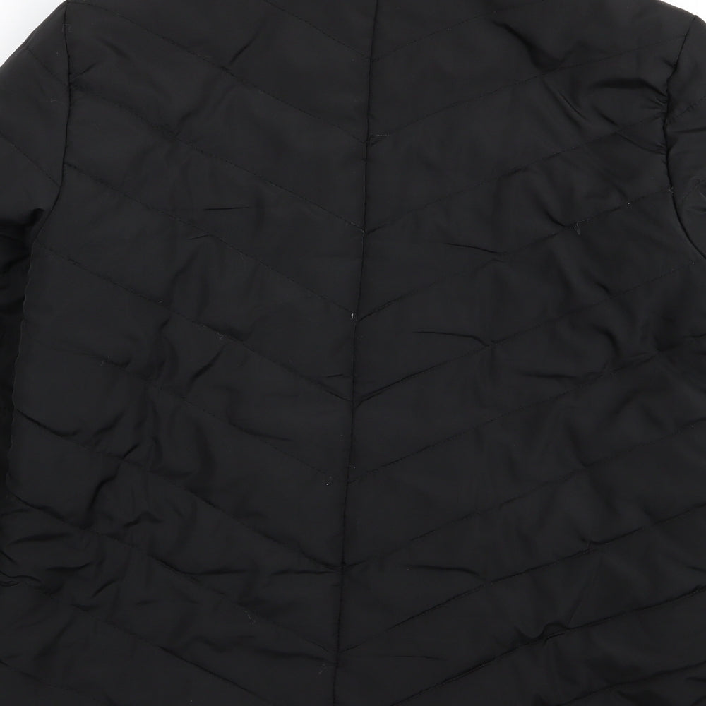 Avenue Womens Black Jacket Coat Size 12