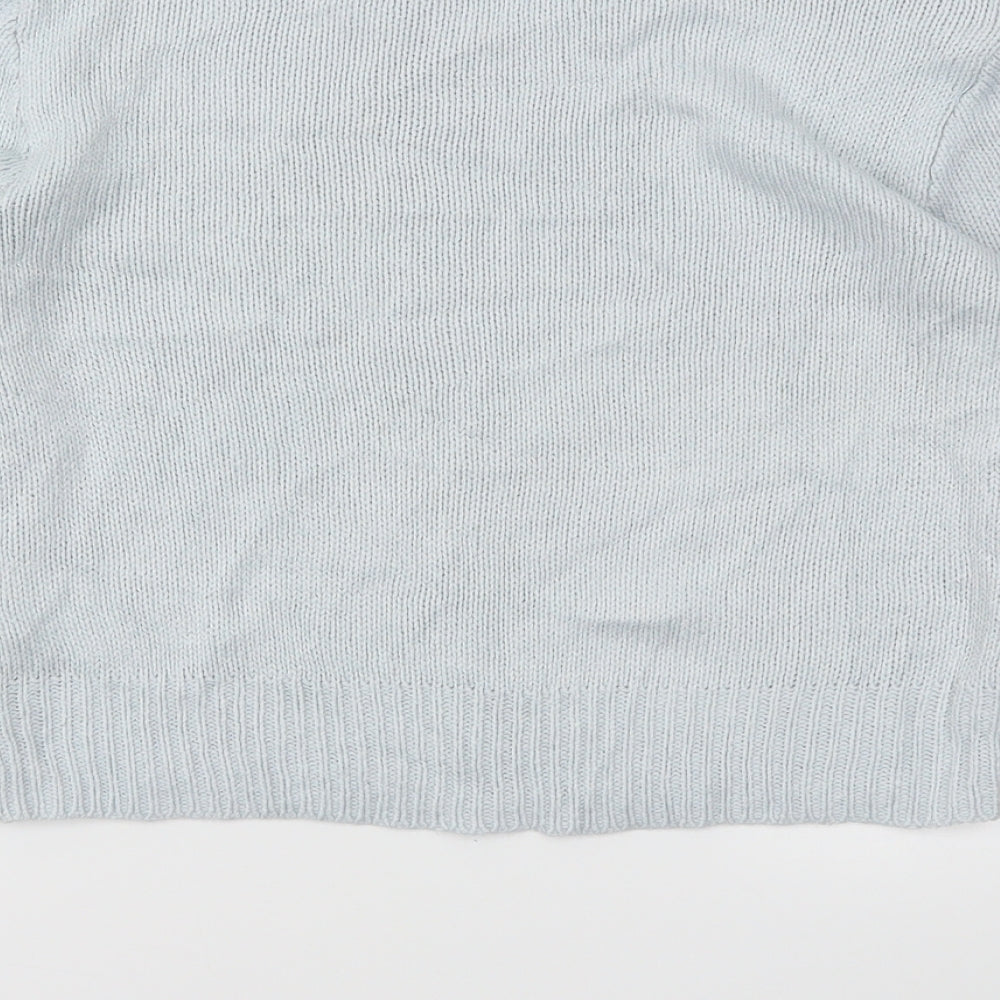 H&M Womens Blue Basic T-Shirt Size XS