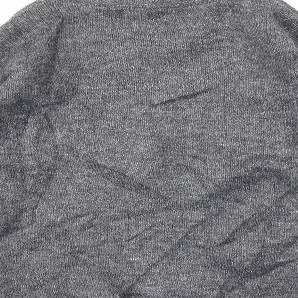 Primark Girls Grey Pullover Hoodie Size 8-9 Years