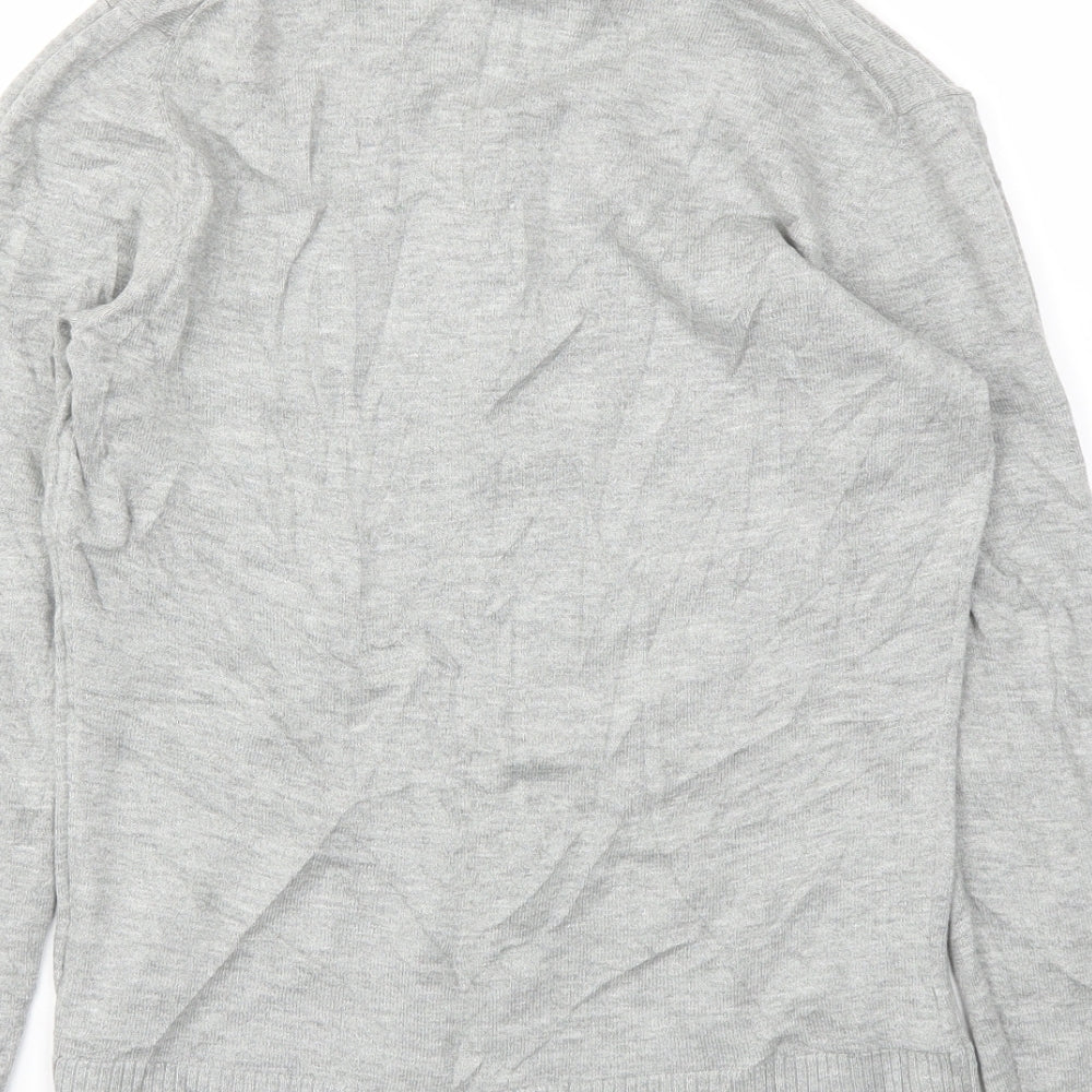 Gap Womens Grey Cardigan Jumper Size 10