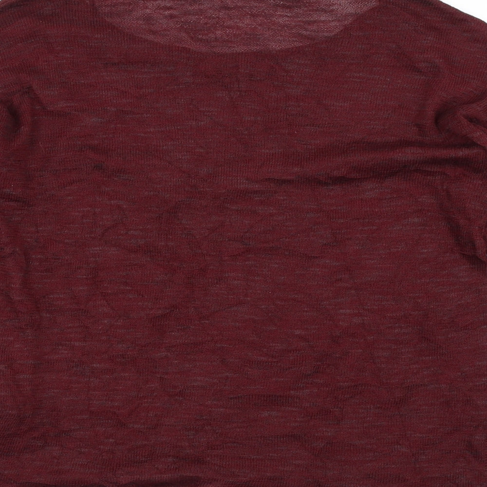 Divided by H&M Womens Red Pullover Jumper Size S