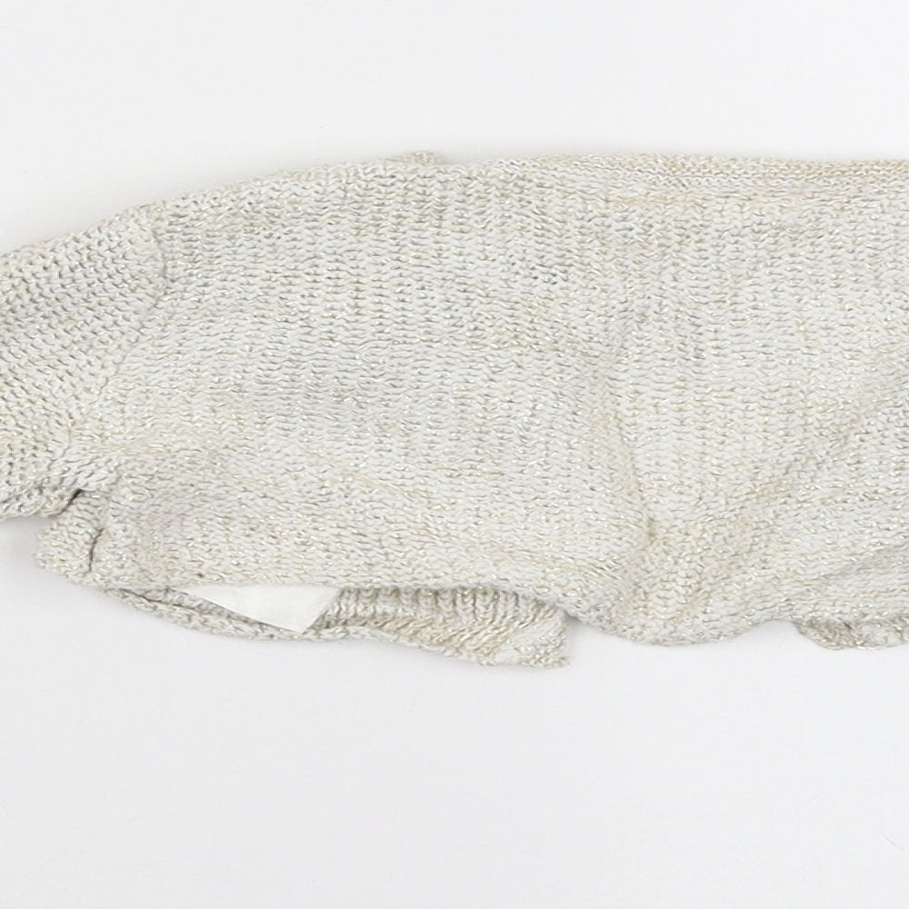 H&M Girls Beige Shrug Jumper Size 2-3 Years