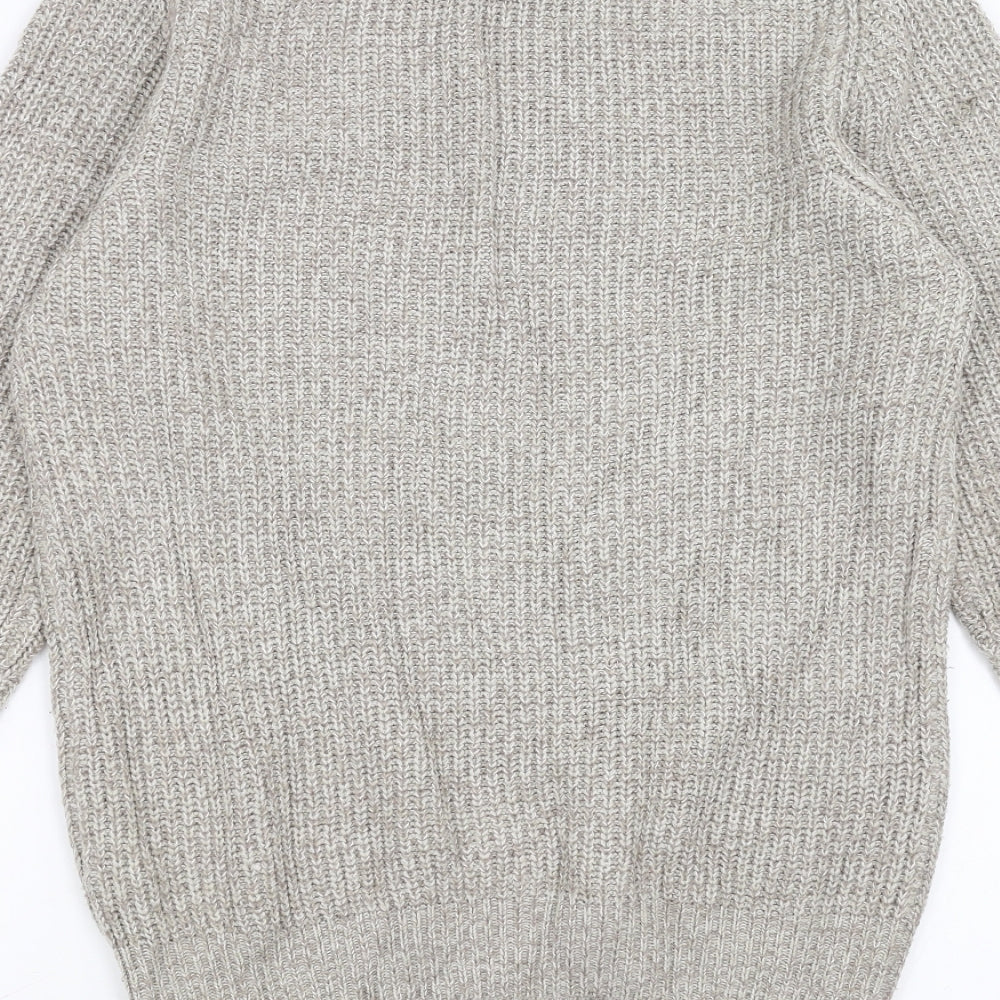 George Mens Beige Pullover Jumper Size S