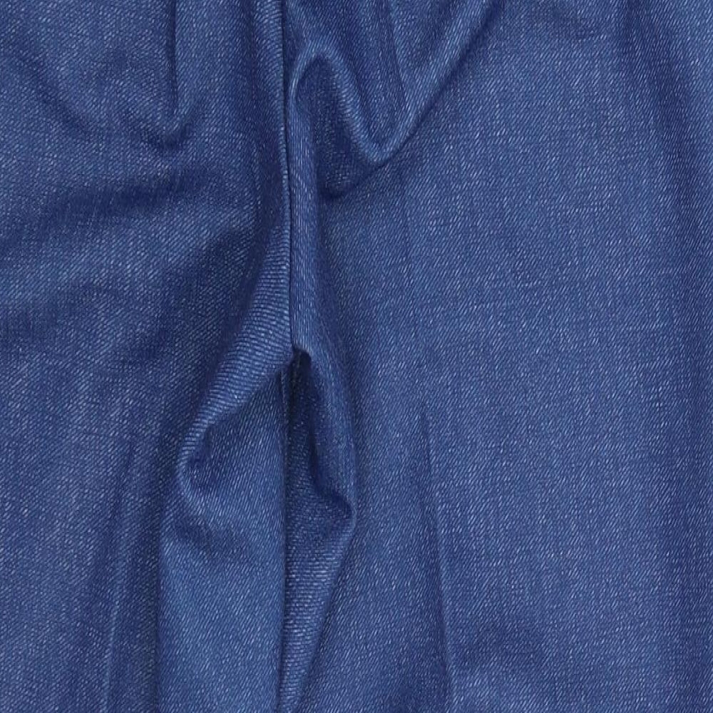 Preworn Womens Blue Trousers Size 30 in L27 in