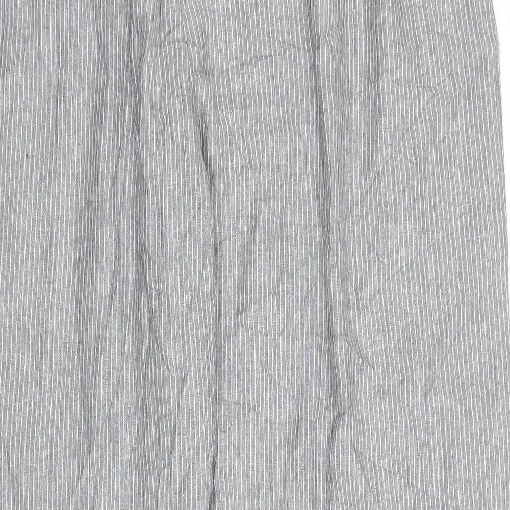 Dixie Womens Grey Bloomer Trousers Size L L27 in