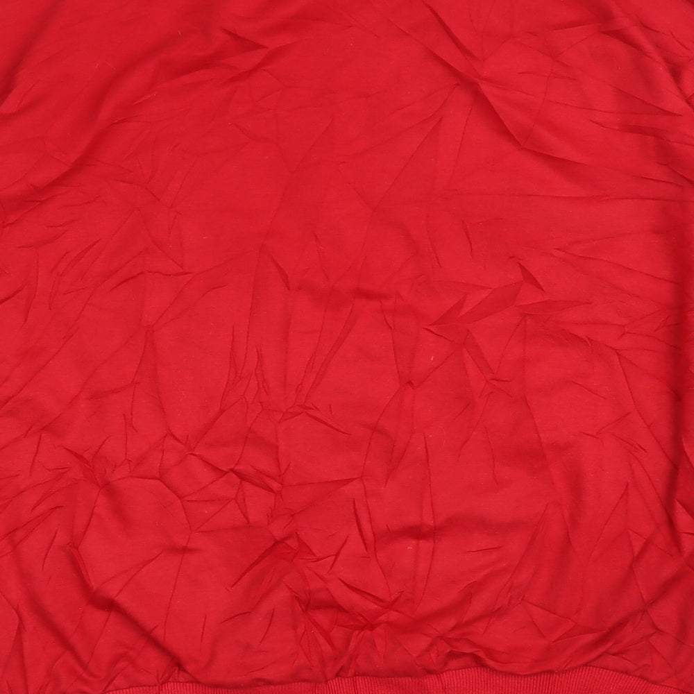 SheIn Mens Red Pullover Jumper Size L