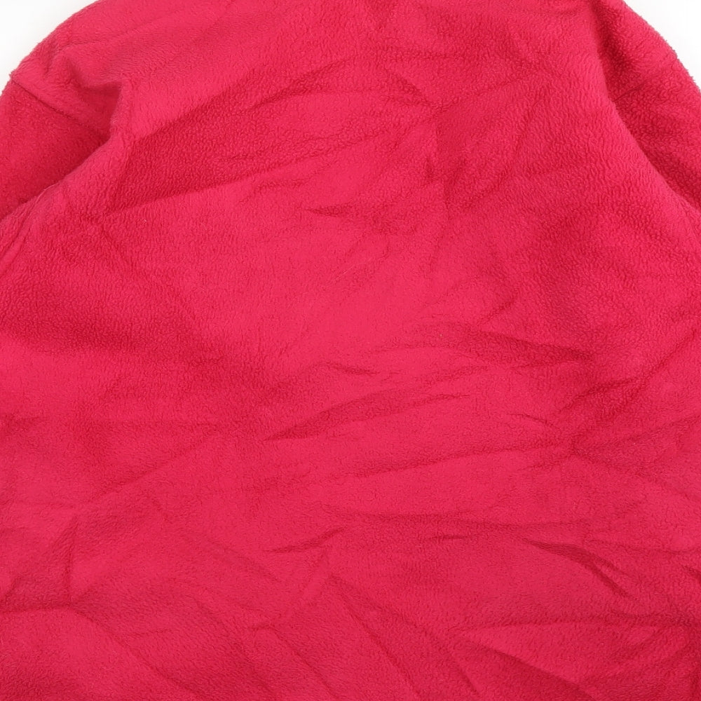 Lowe Womens Pink Fleece Jacket Coatigan Size L