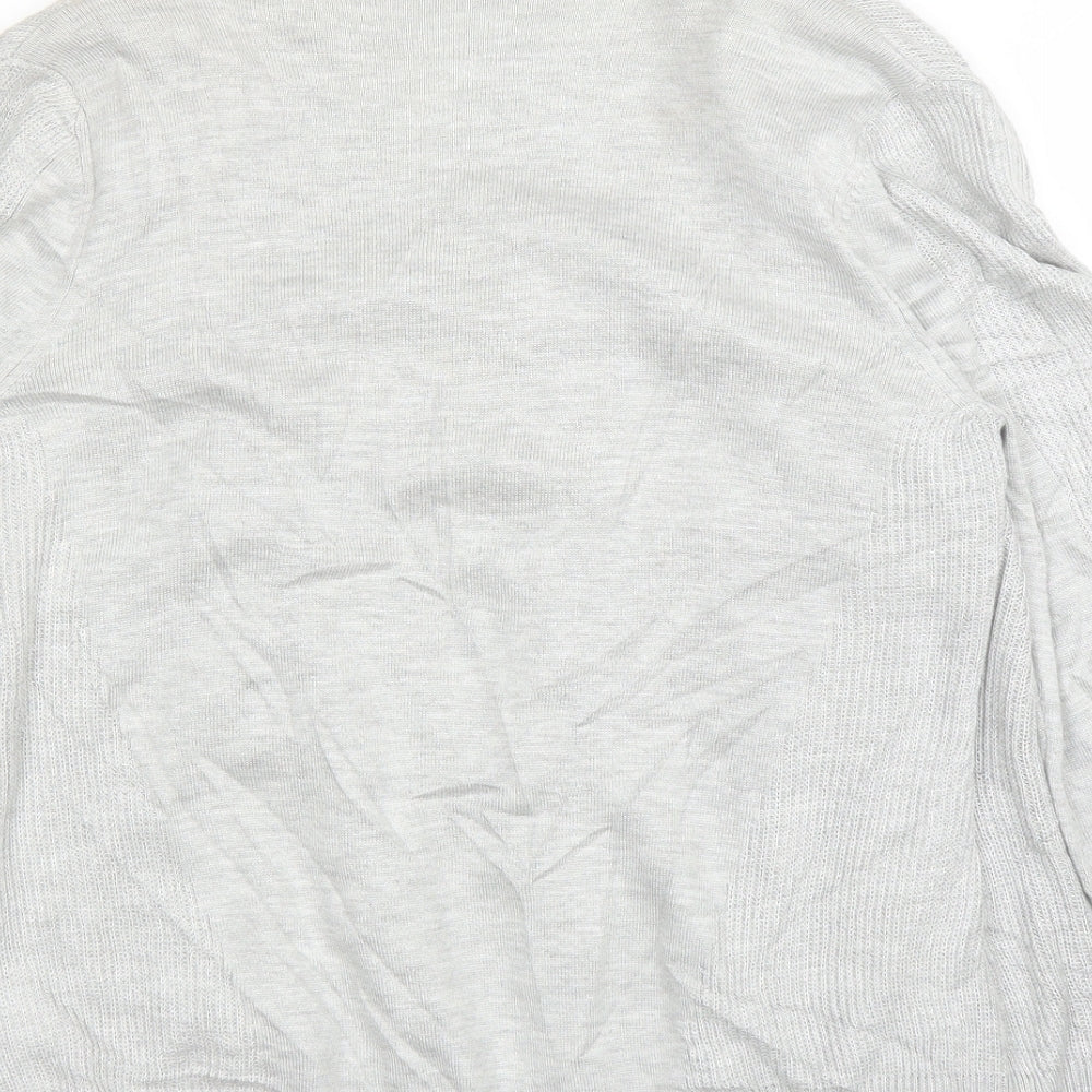 Marks & Spencer Womens Grey Floral Basic Blouse Size 10