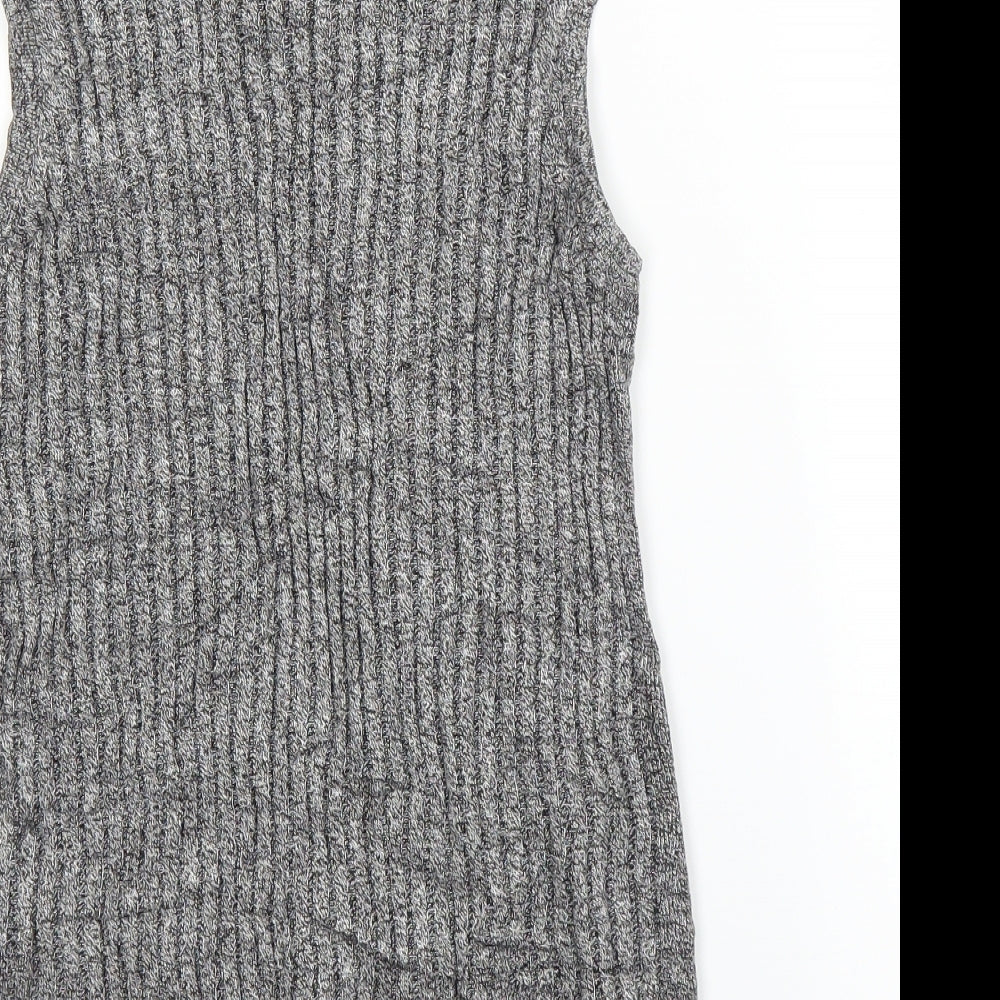 Marks & Spencer Womens Grey Basic Blouse Size 8